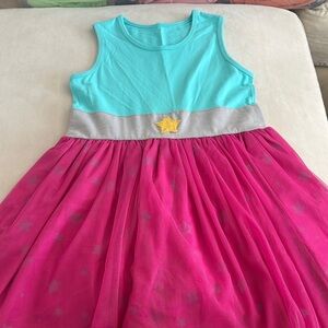 Pink and Blue Star Kids Dress